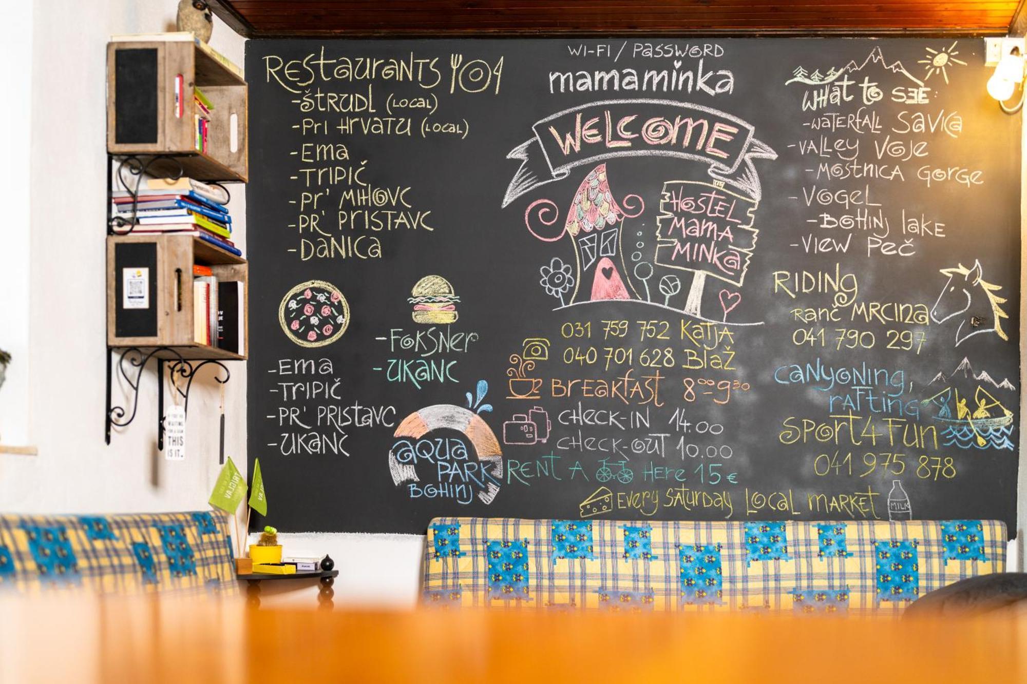 Hostel Mama Minka Bohinj ภายนอก รูปภาพ